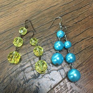 Set of Drop Earrings
